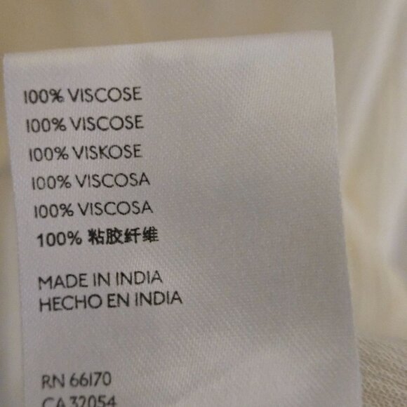 Free People Worlds Apart Ivory Knotted Tunic Bohemian Size S - Picture 5 of 5